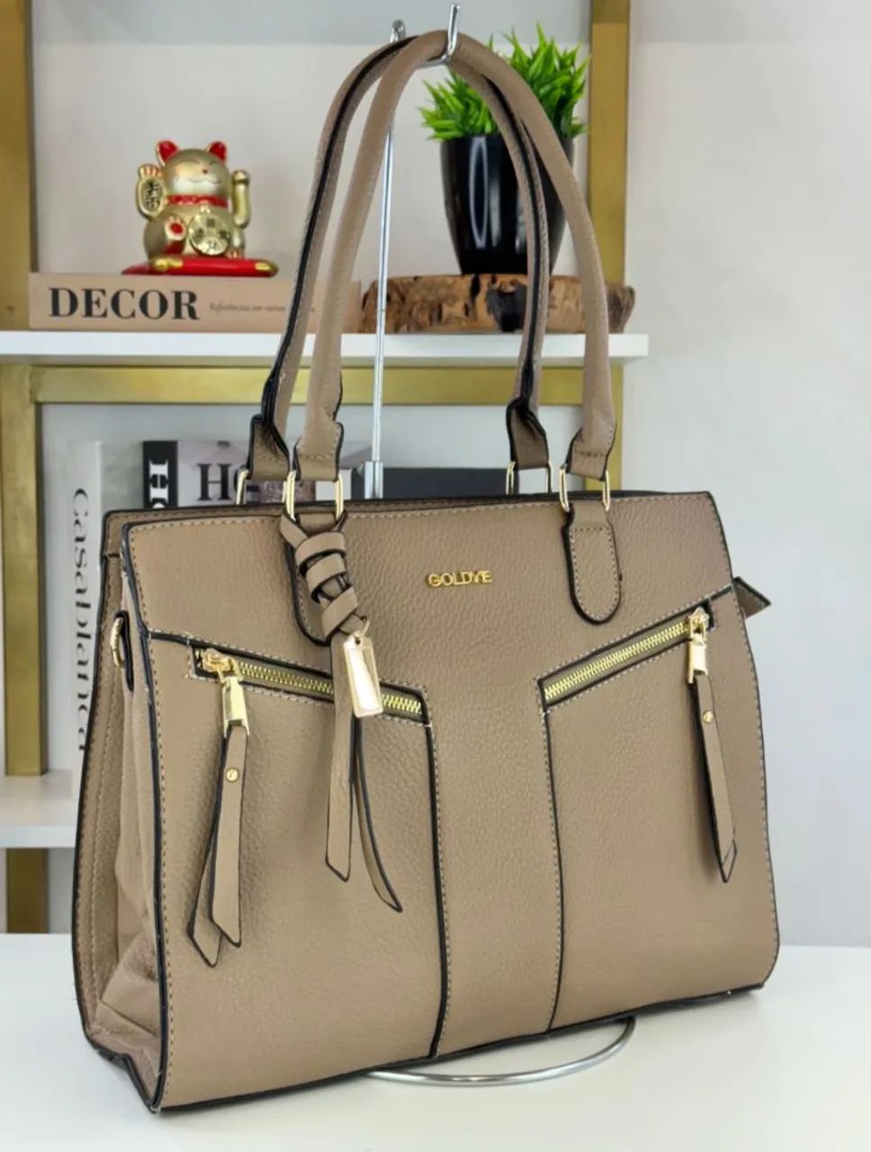 Bolsa estilosa grande feminina 