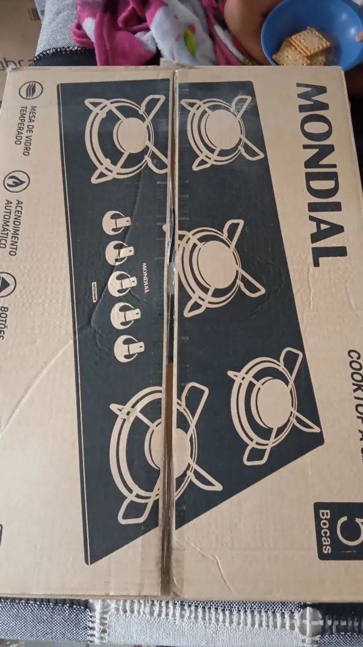 Fogão cooktop NOVO / nunca usado - Foto 5