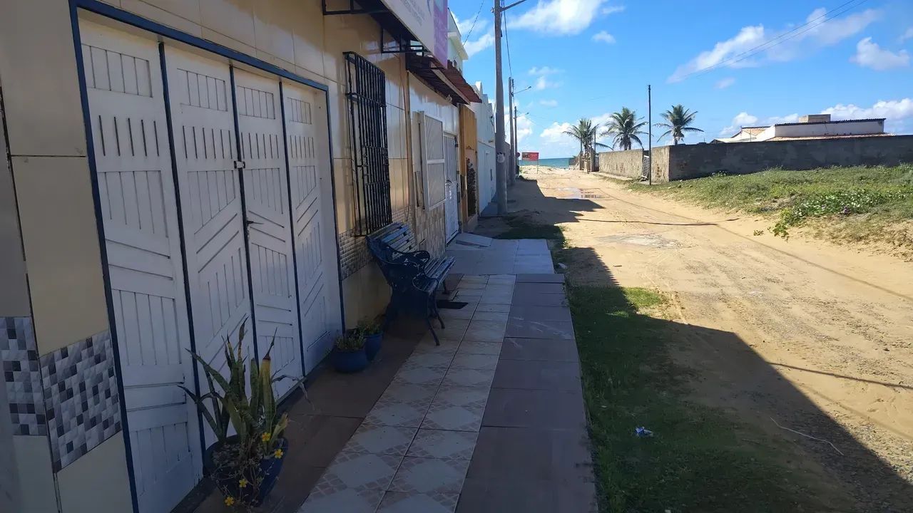 casa esquina praia abais vista para mar