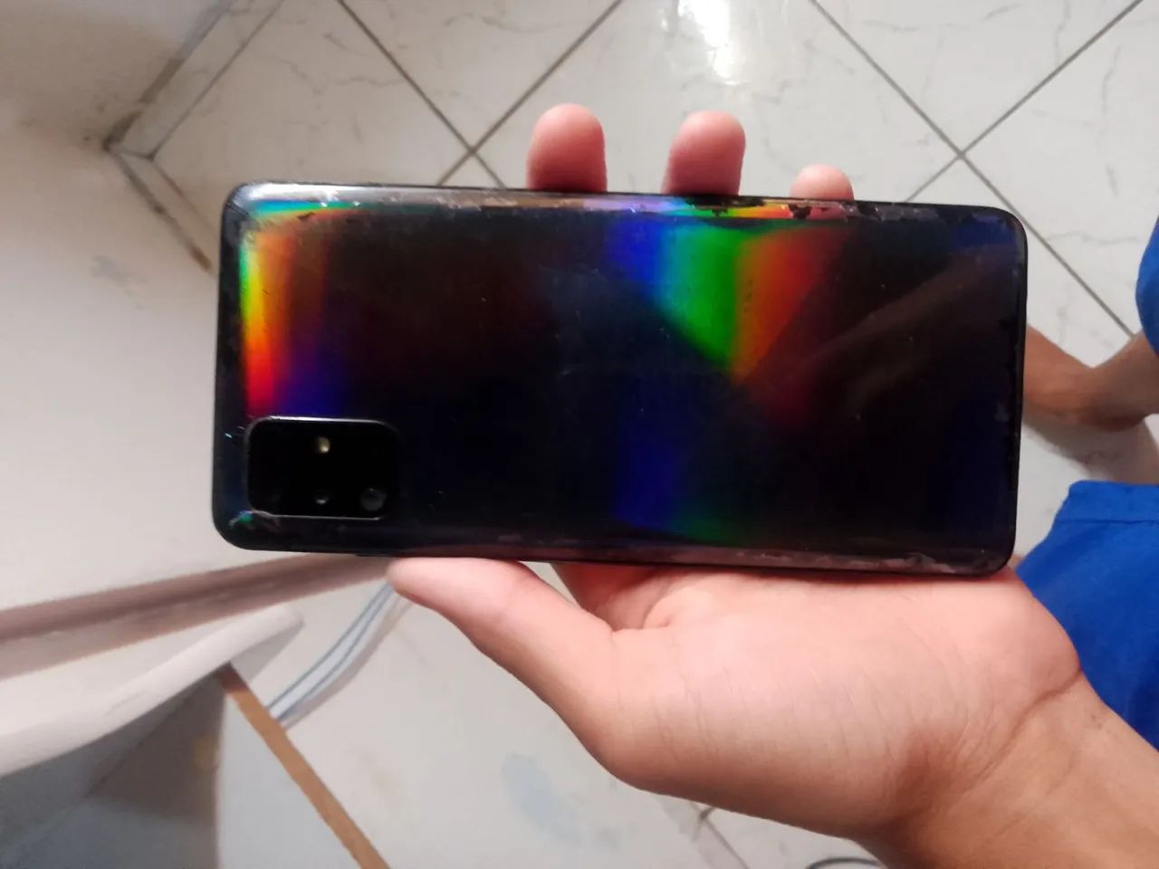 Célula a51 com problema no microfone e na câmera 