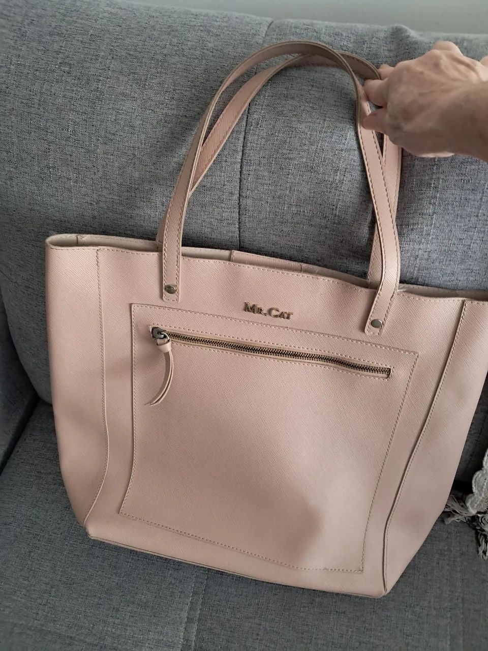 Bolsa da Mr. Cat cor nude - Foto 2