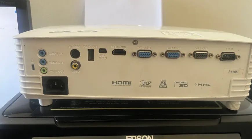 Projetor de cinema Acer p1185 aceito troca - Foto 3