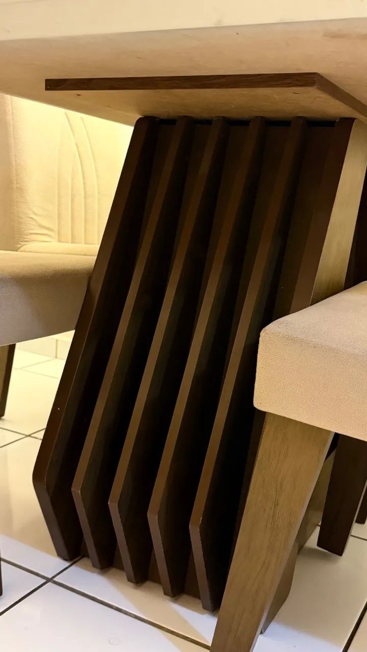 Mesa de jantar 4 cadeiras  - Foto 3