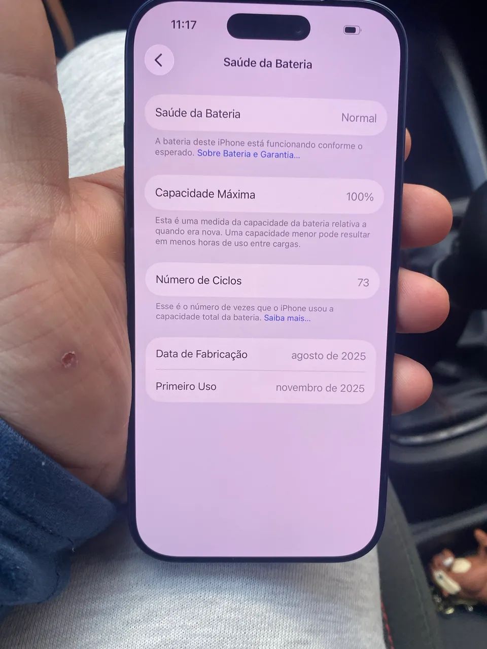 iPhone 17 Pro Bateria 100% - Foto 2