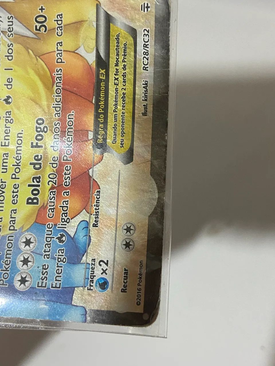 Carta Pokemon Flareon EX RC28/RC32 - Foto 3