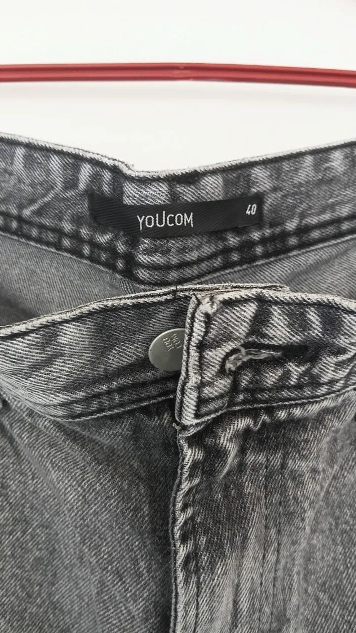 Calça jeans preta marca youcom - Foto 3