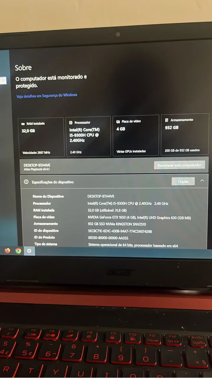Notebook Acer nitro 5 - Foto 5