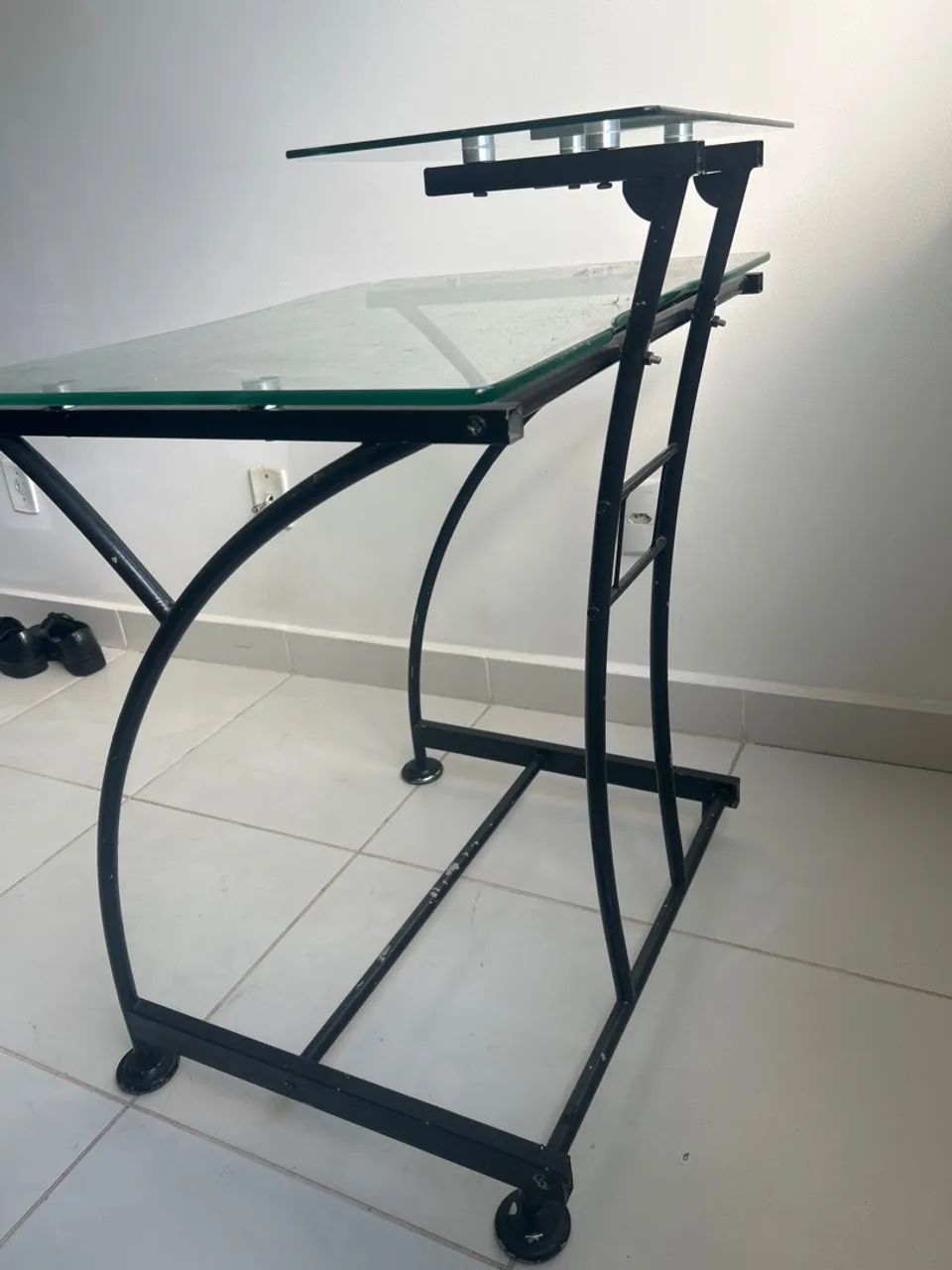 Escrivaninha de vidro - Foto 3