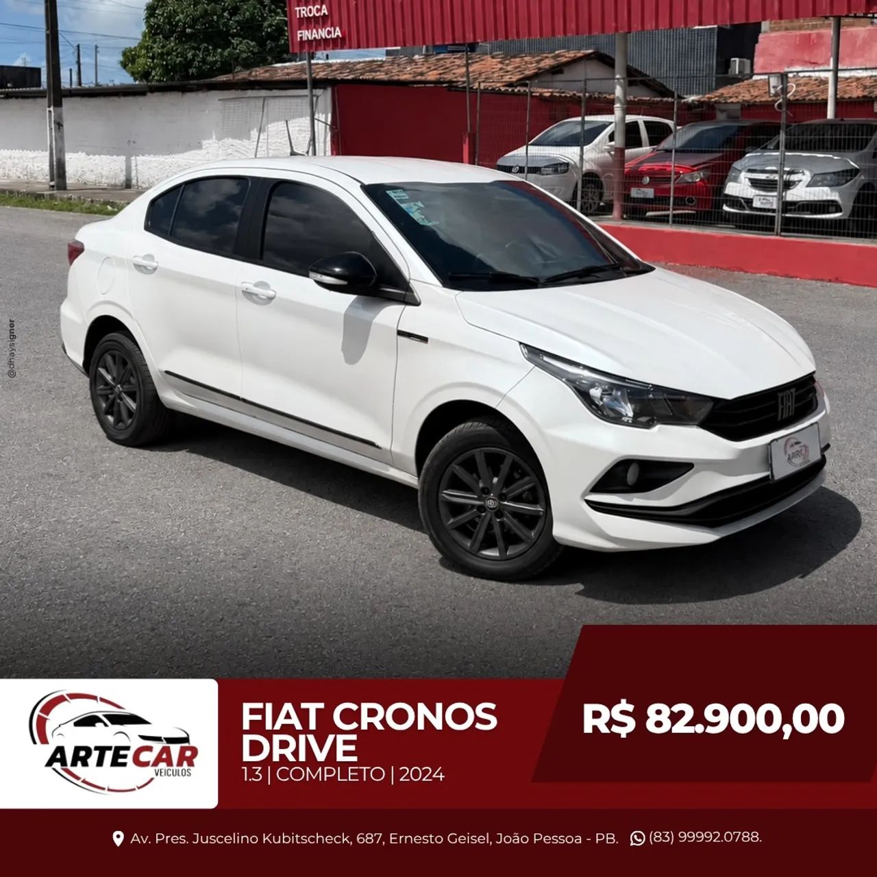 Fiat Cronos Drive 1.3 8V Flex 2024