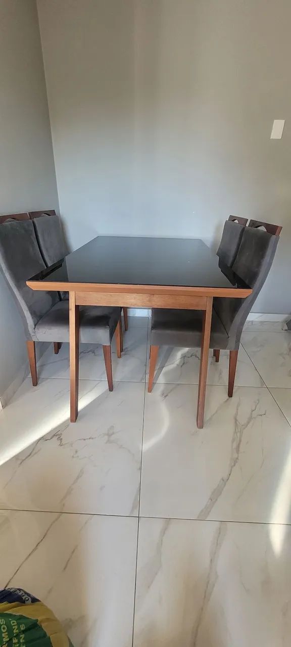 Mesa de Jantar Tampo de vidro - Foto 2