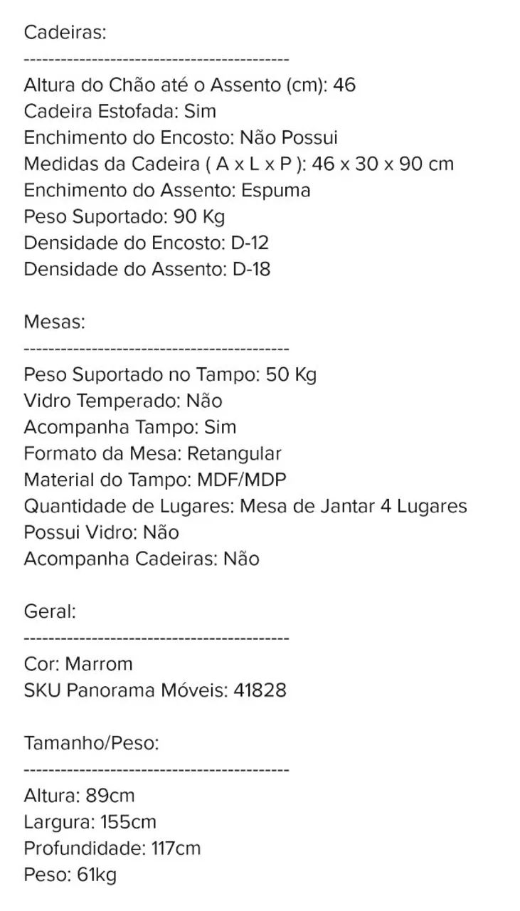 Conjunto canto alemão (mesa com bancos) - Foto 3