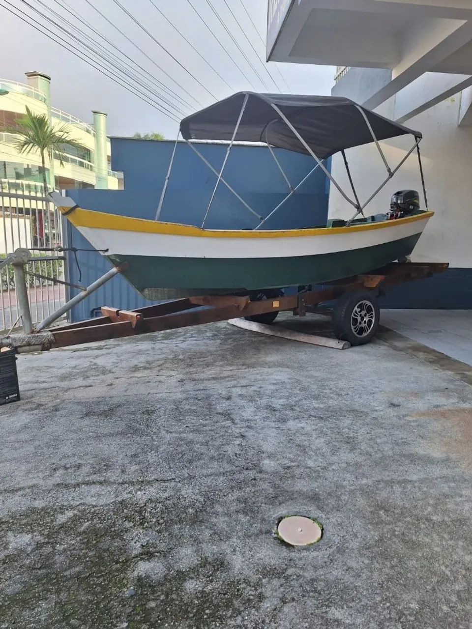Barco com Motor yamaha 15 HP - Foto 3