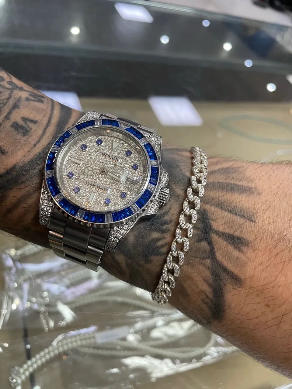 Rolex cravejado  - Foto 3