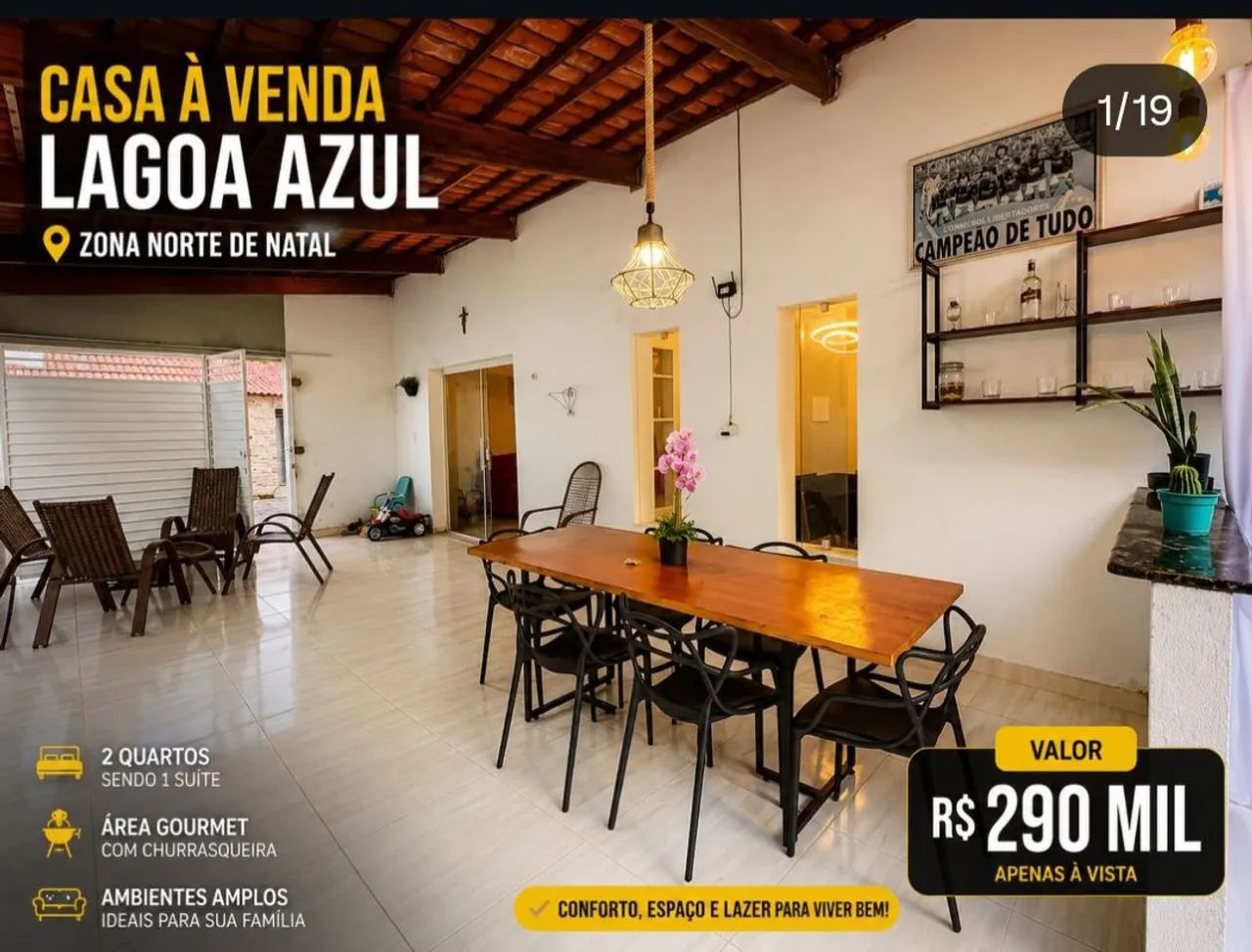 Casa na zona norte 
