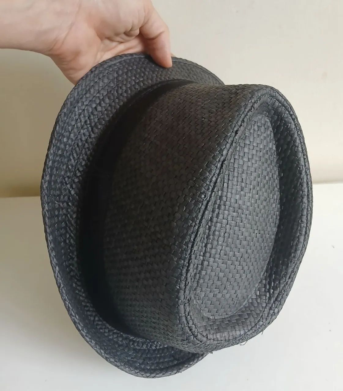 Chapéu USADO Preto Estilo Panamá Zé Pilintra - Foto 3
