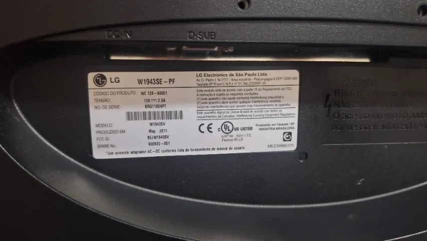 Monitor HP L185b 18,5" + Cabos - Foto 5
