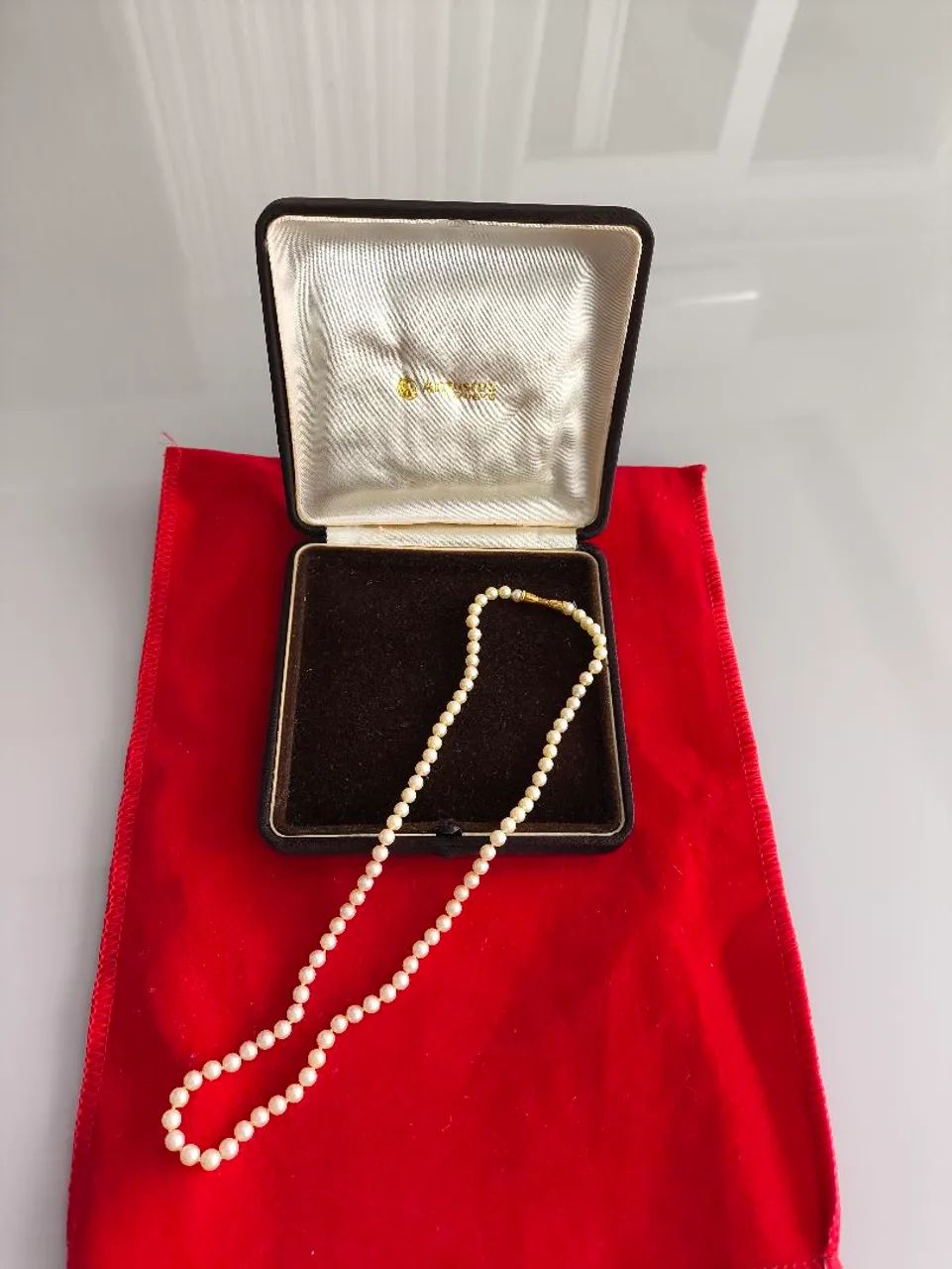 Colar de Pérolas Legítimas - Fecho Ouro 18K - 40 cm - Foto 3