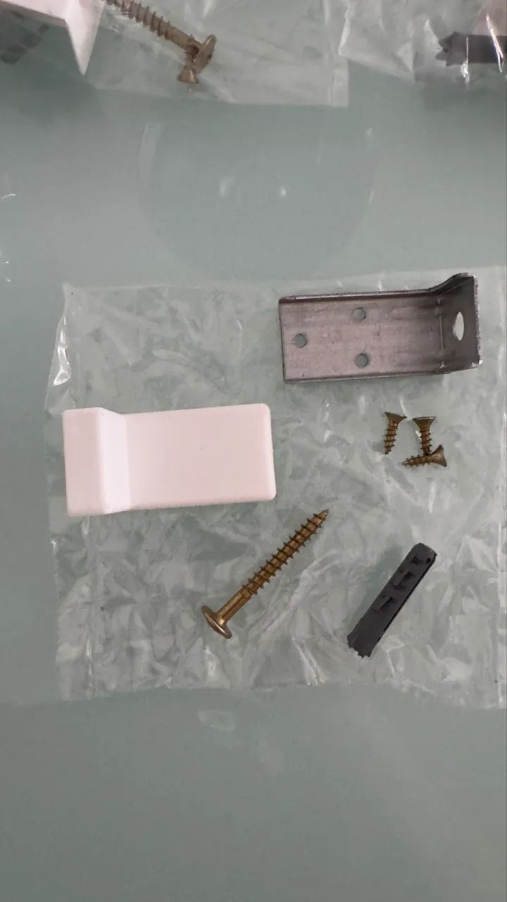 Kit Cantoneira Com 10 Suporte L + Capa L + Parafusos + Bucha . - Foto 5