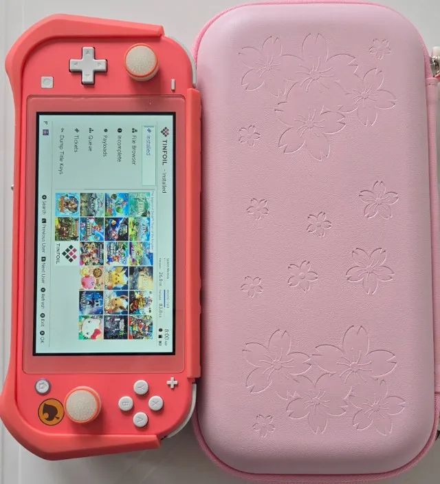 Nintendo Switch Lite Coral Animal Crossing- Desbloqueado