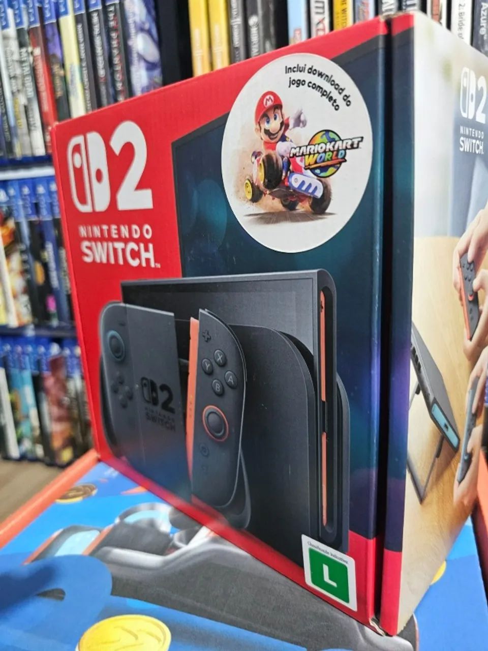 Nintendo Switch 2 Lacrado com Mario Kart Digital - Foto 2