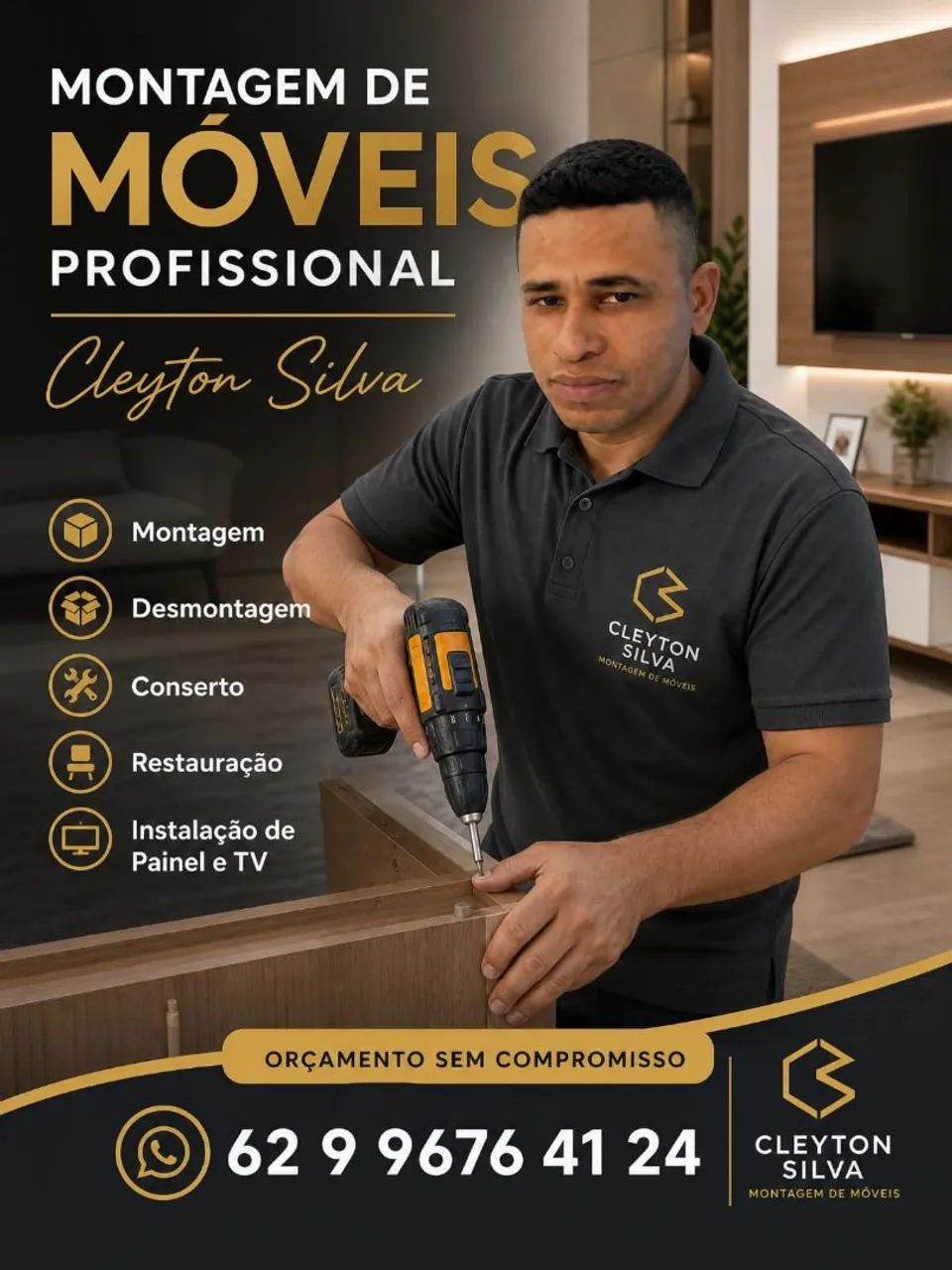 Montador Cleyton Silva  - Foto 2