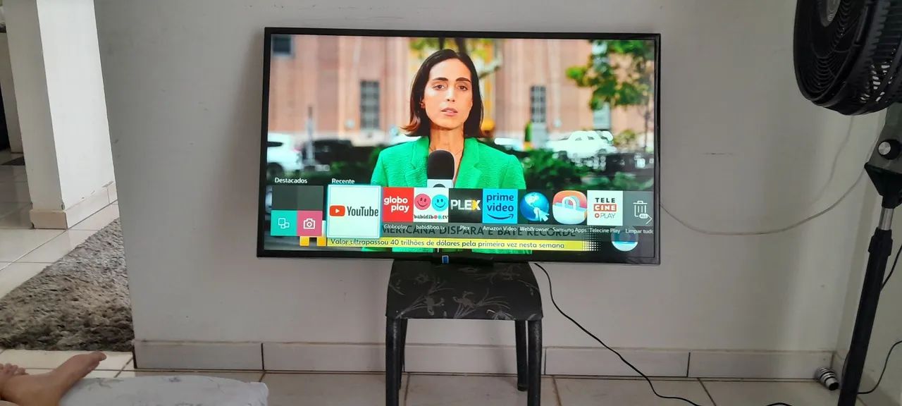 Tv smart Samsung 50 polegadas pega todos aplicativos linda de imagem  - Foto 5