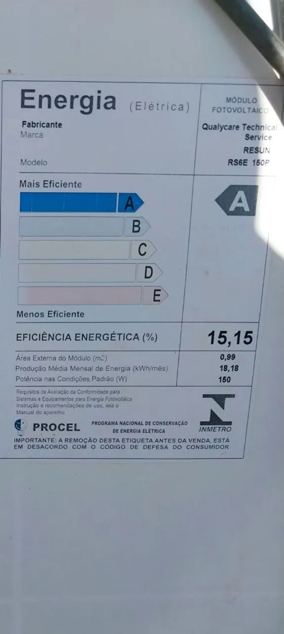 Painel solar 150w65163261572737123