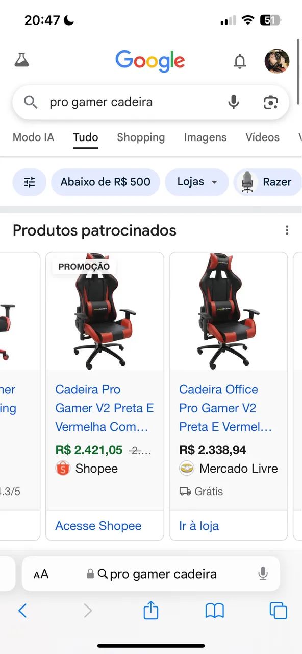 Cadeira Pro Gamer - Foto 5