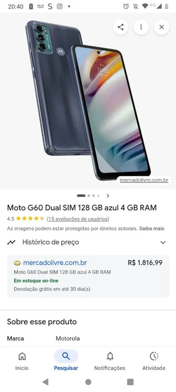 Celular moto g60 - Foto 5