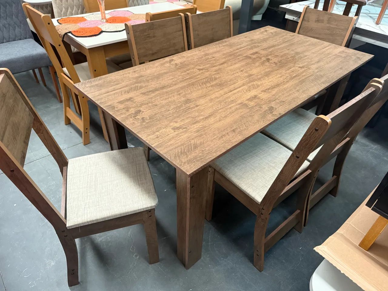 Mesa com 6 cadeiras - entrego Curitiba e região  - Foto 2