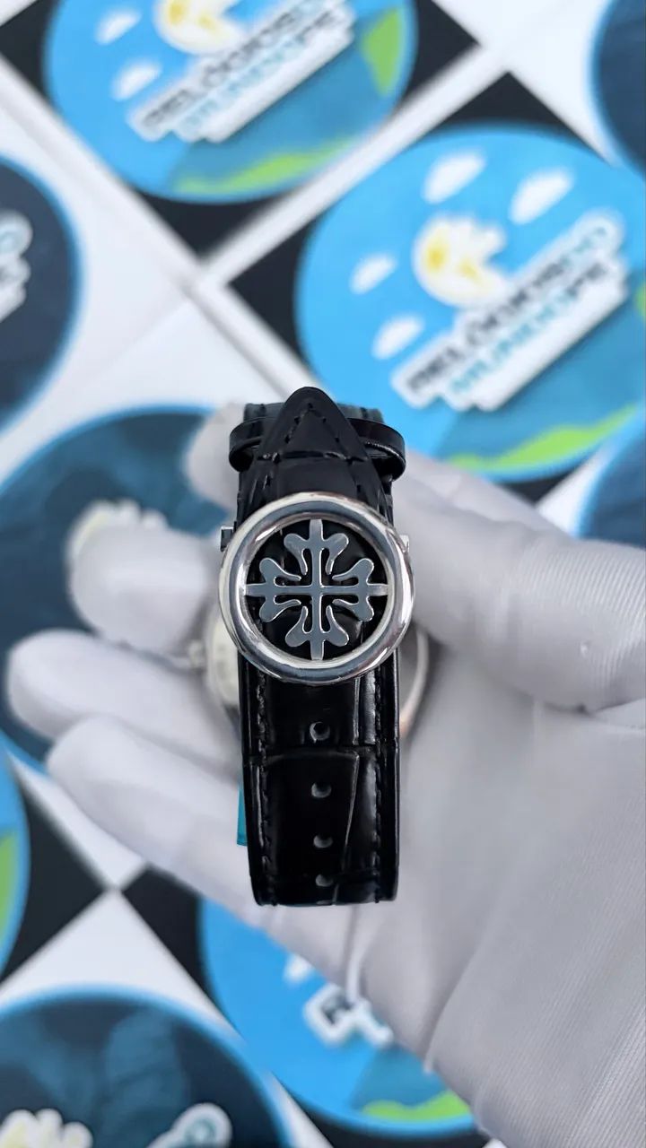 RELOGIO GENEVE AUTOMÁTICO FUNDO CINZA - Foto 5