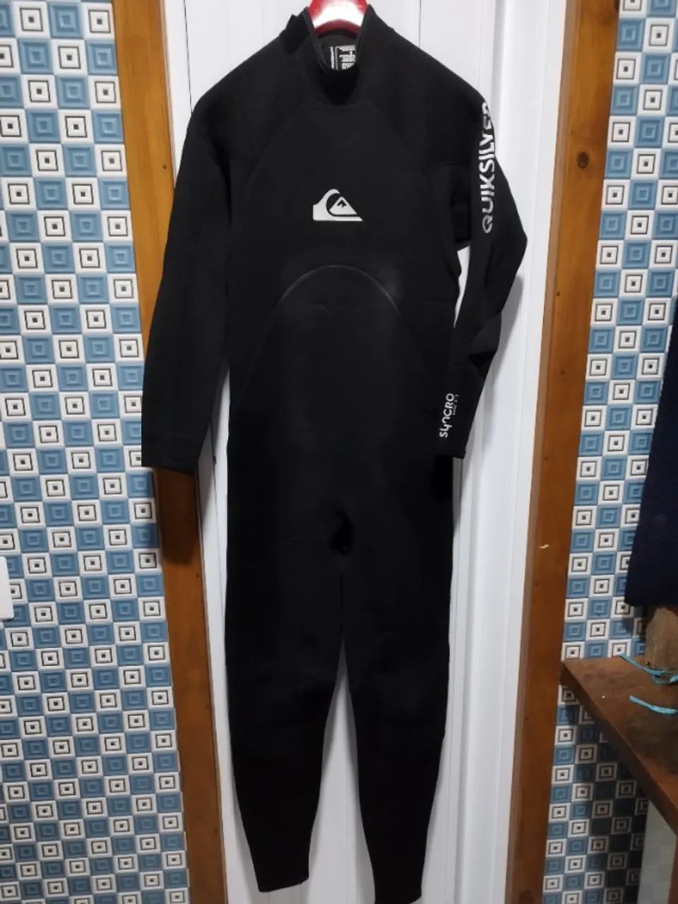 Long John Quiksilver Wetsuit Syncro Base 3:2mm Tam.G