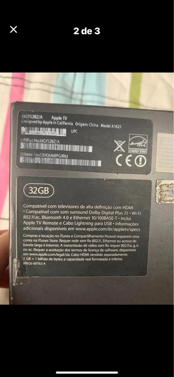 Apple TV HD 4a. Geração  - Foto 2