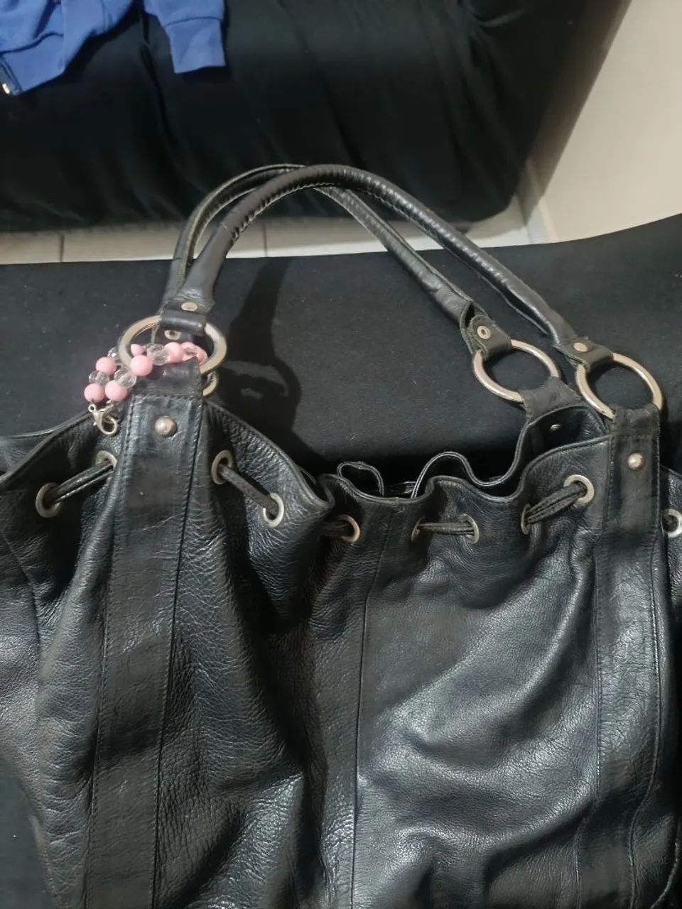 Bolsa em couro - Foto 5