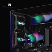 Thermalright FAN FRAME VISION-1 12cm Tela Plana IPS LCD de 3,69 polegadas Personalizada  - Foto 2