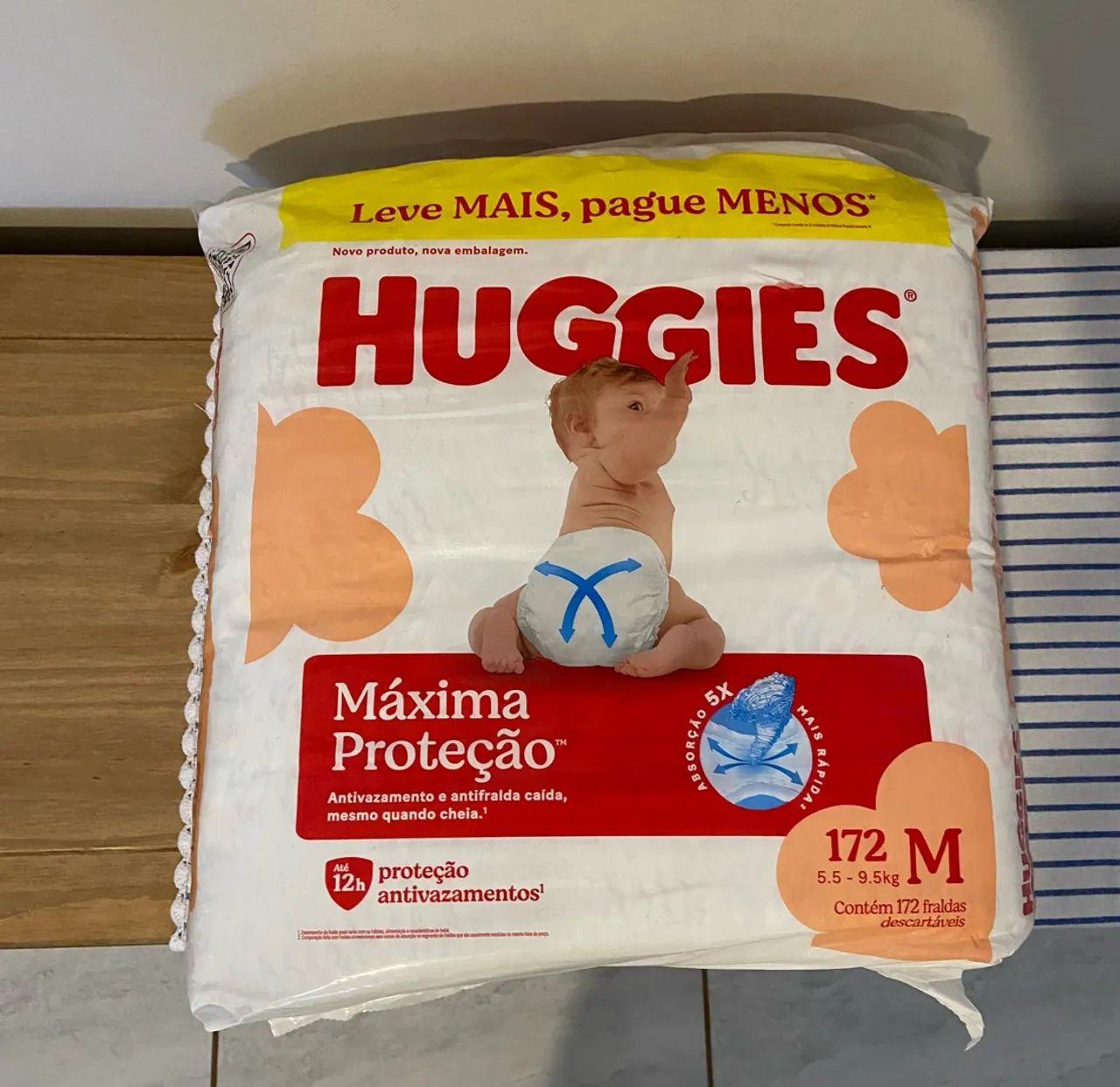 Fralda Huggies máxima proteção 