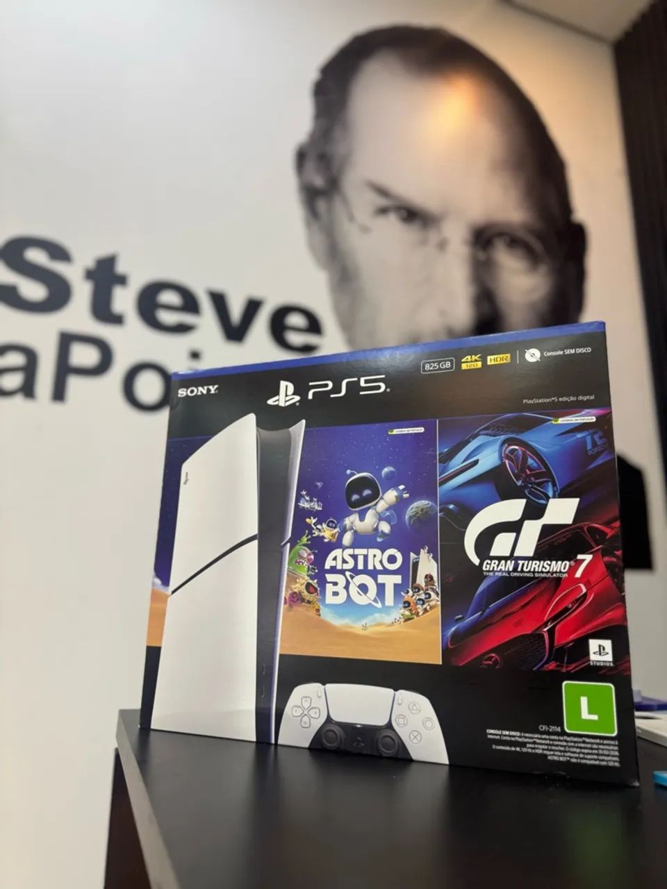 PS5 SLIM 825GB com 1 controle 