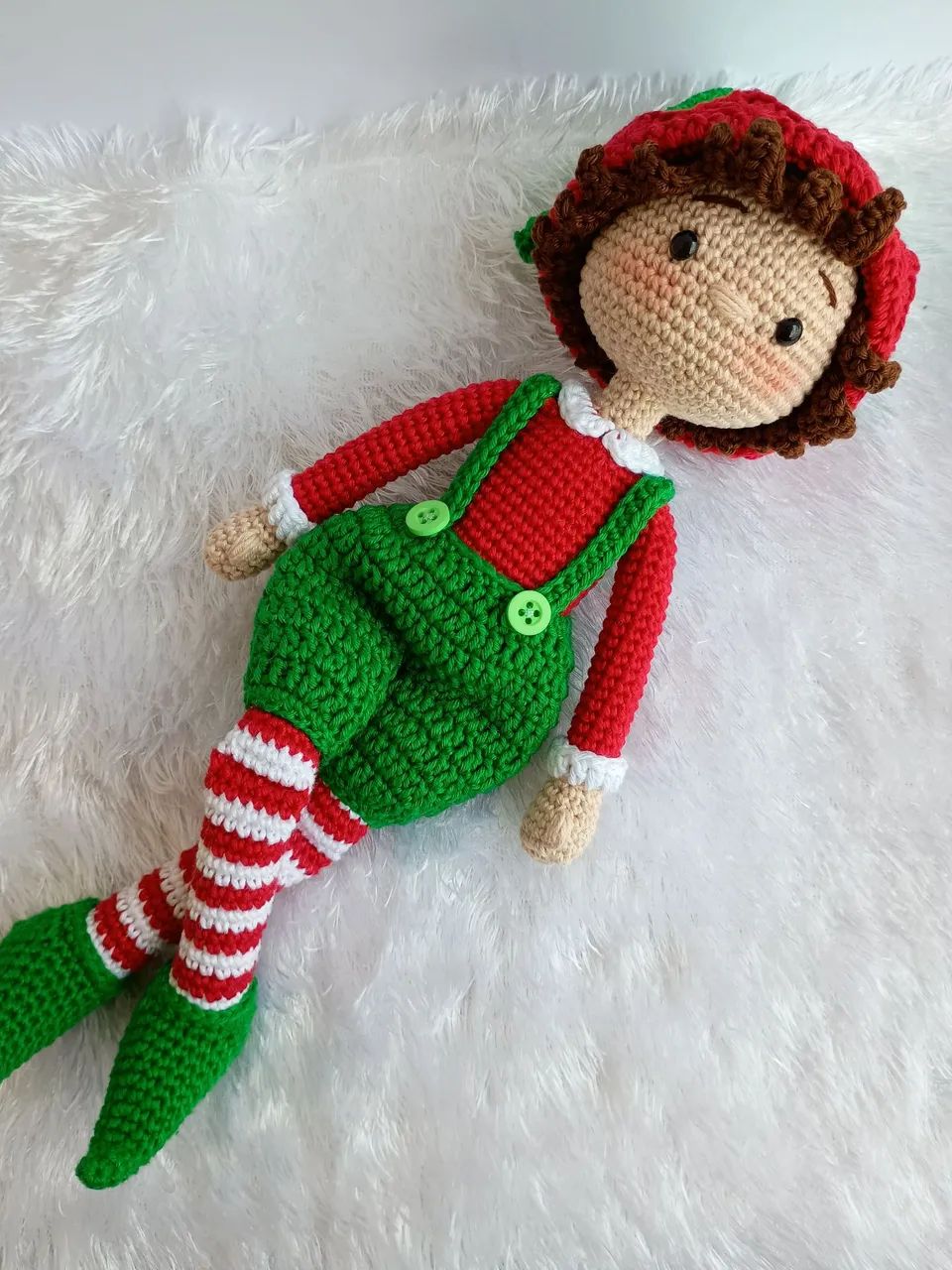 Boneco amigurumi de Natal - Foto 2