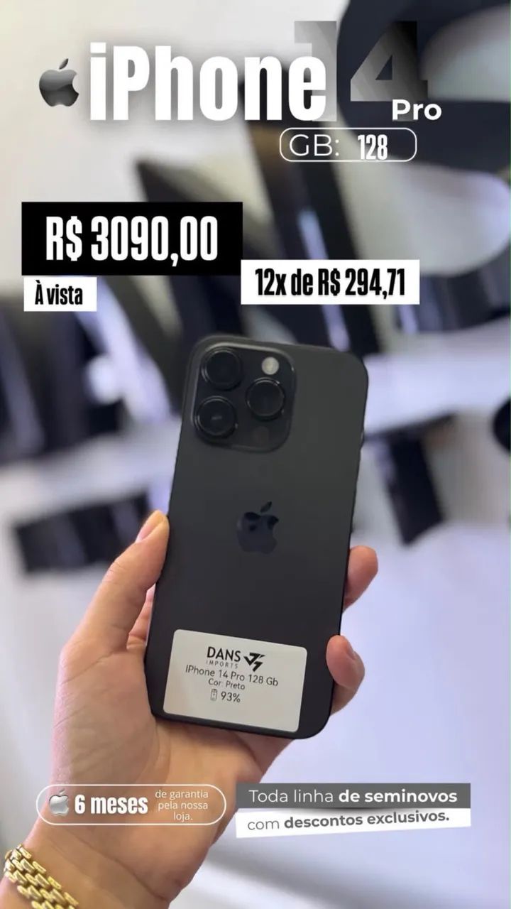 IPHONES SEMINOVOS COM GARANTIA  - Foto 4