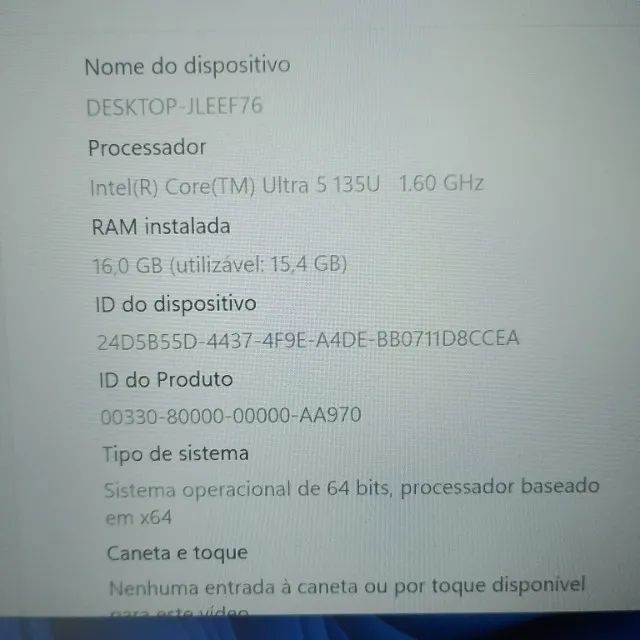 Notebook thinkpad Vpro i5 com 16 de ram Ddr5 ( empresarial) - Foto 4