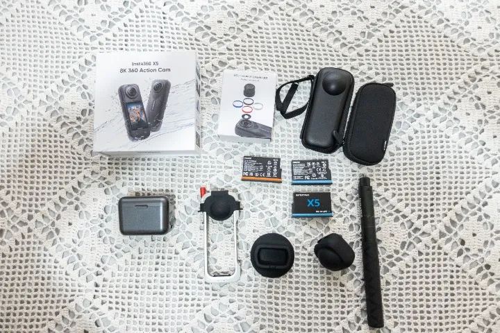 Insta360 x5 com diversos acessórios - Foto 3