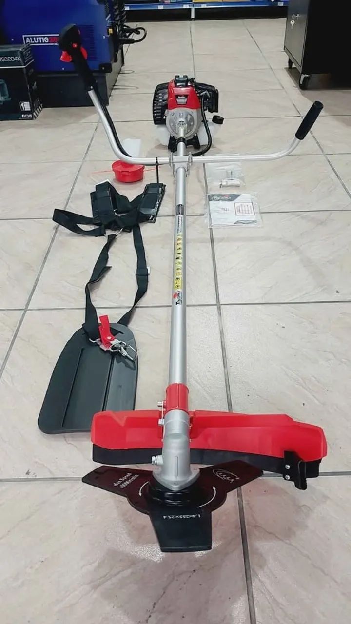 Roçadeira a gasolina 52cc e 2.0hp Completa C/ Acessórios - Toyama (Nova) - Foto 2