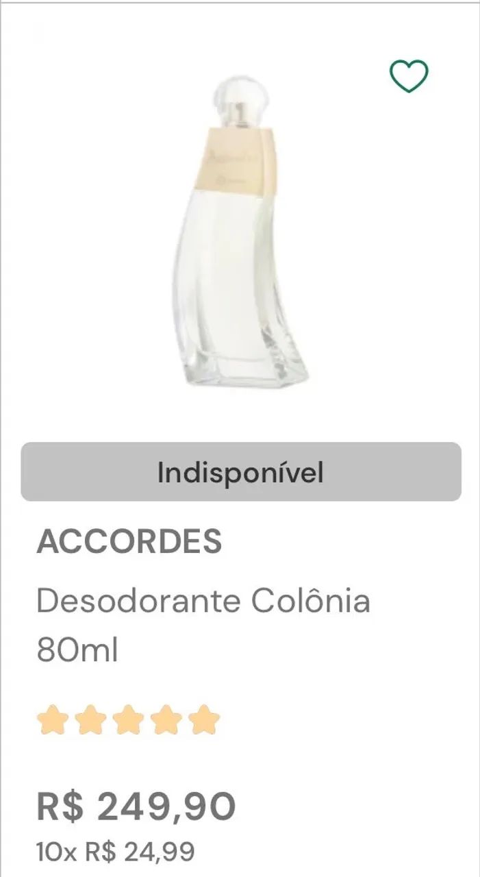 Perfume Accordes OBoticário (lacrado) - Foto 4