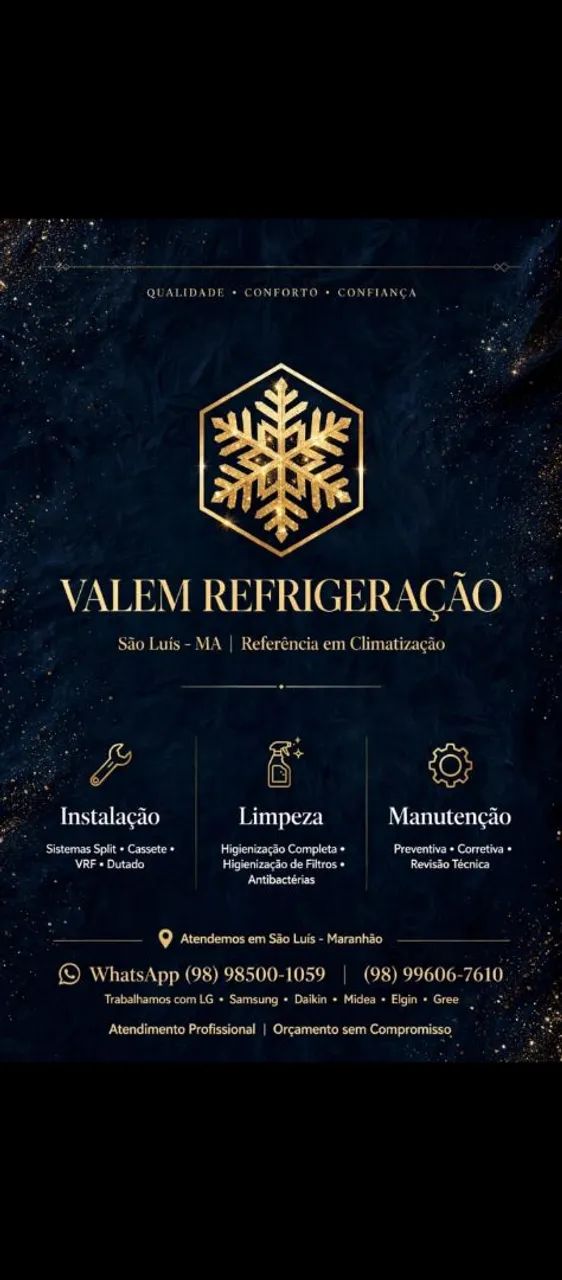 Instalação de ar condicionados inverter 