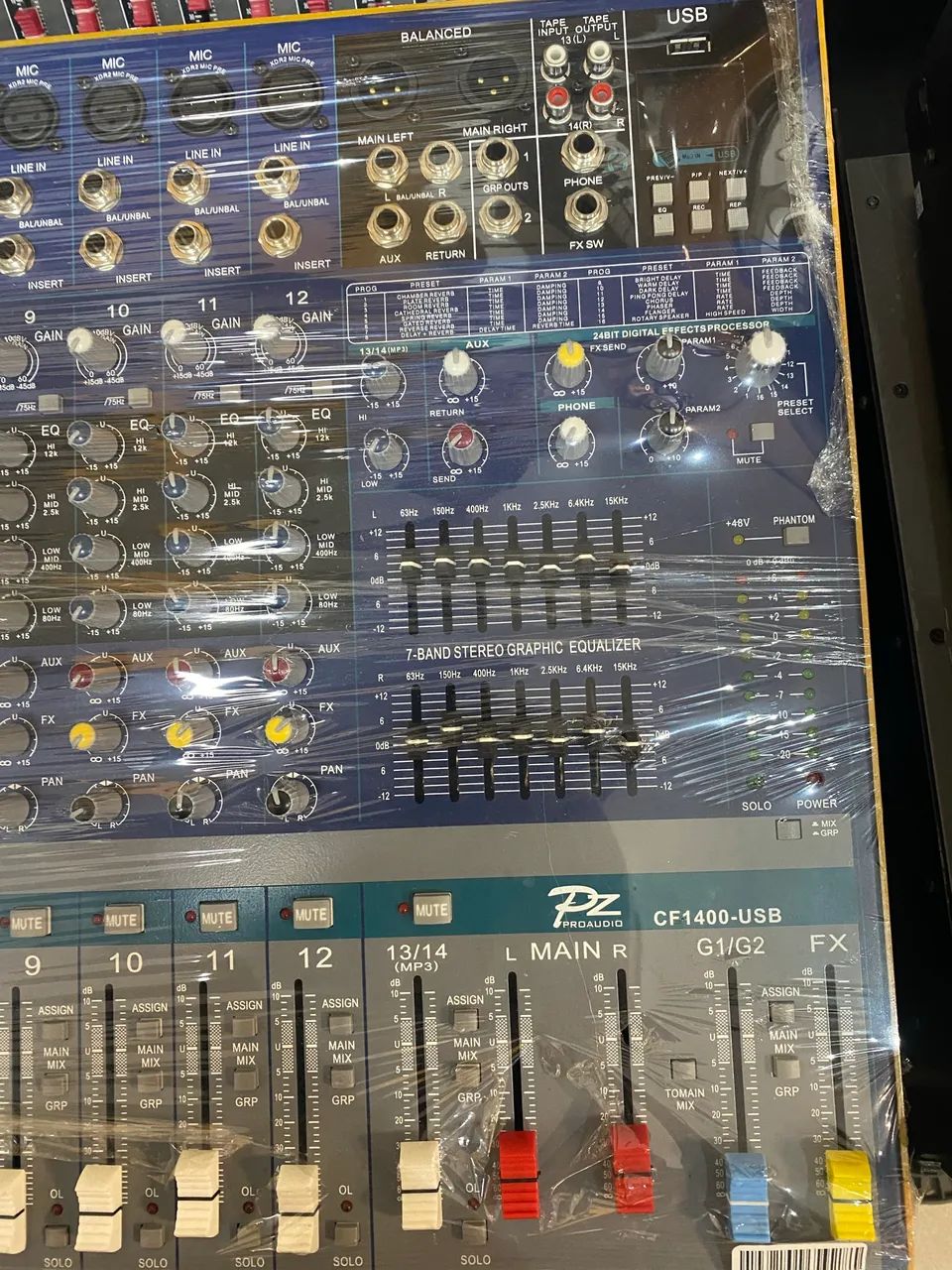 Mesa PZ Áudio CF 1400 USB - Foto 3