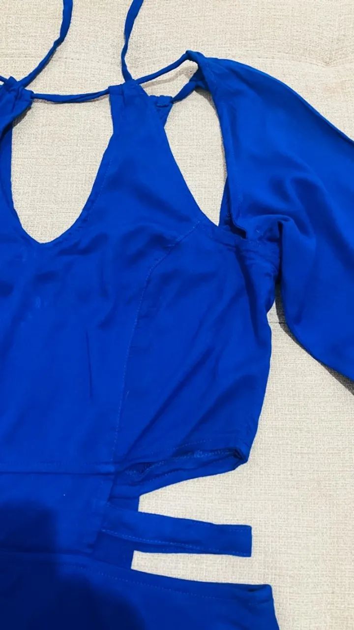 VESTIDO AZUL ESTILOSO - Foto 4