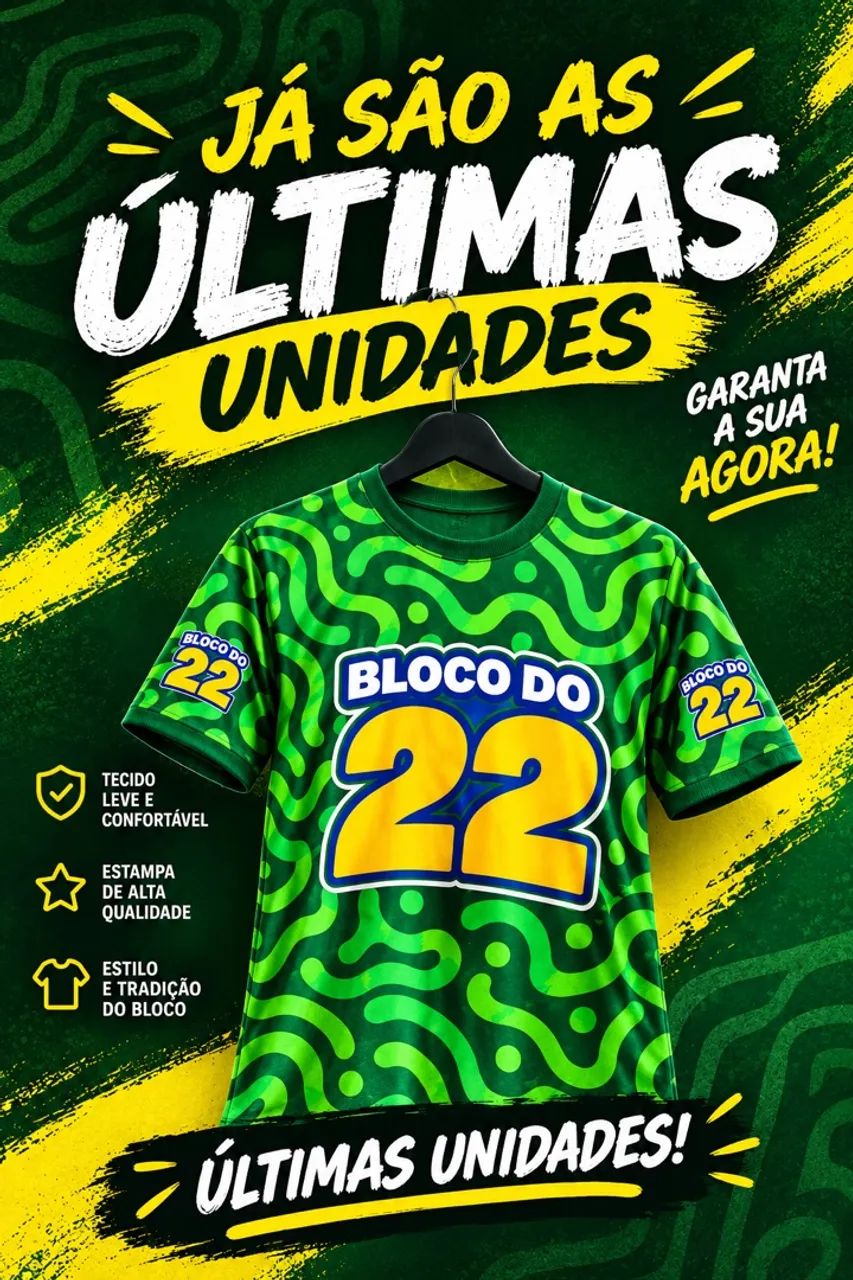Camisas Bolsonaro 22 modelos variados - Foto 3