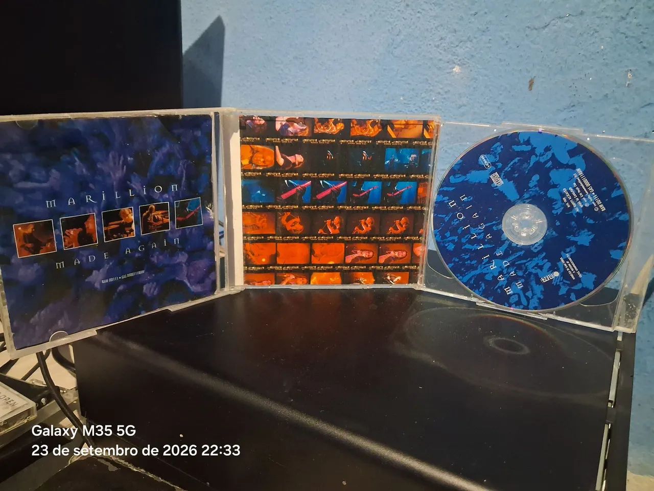 Cd marillion duplo importado made again 