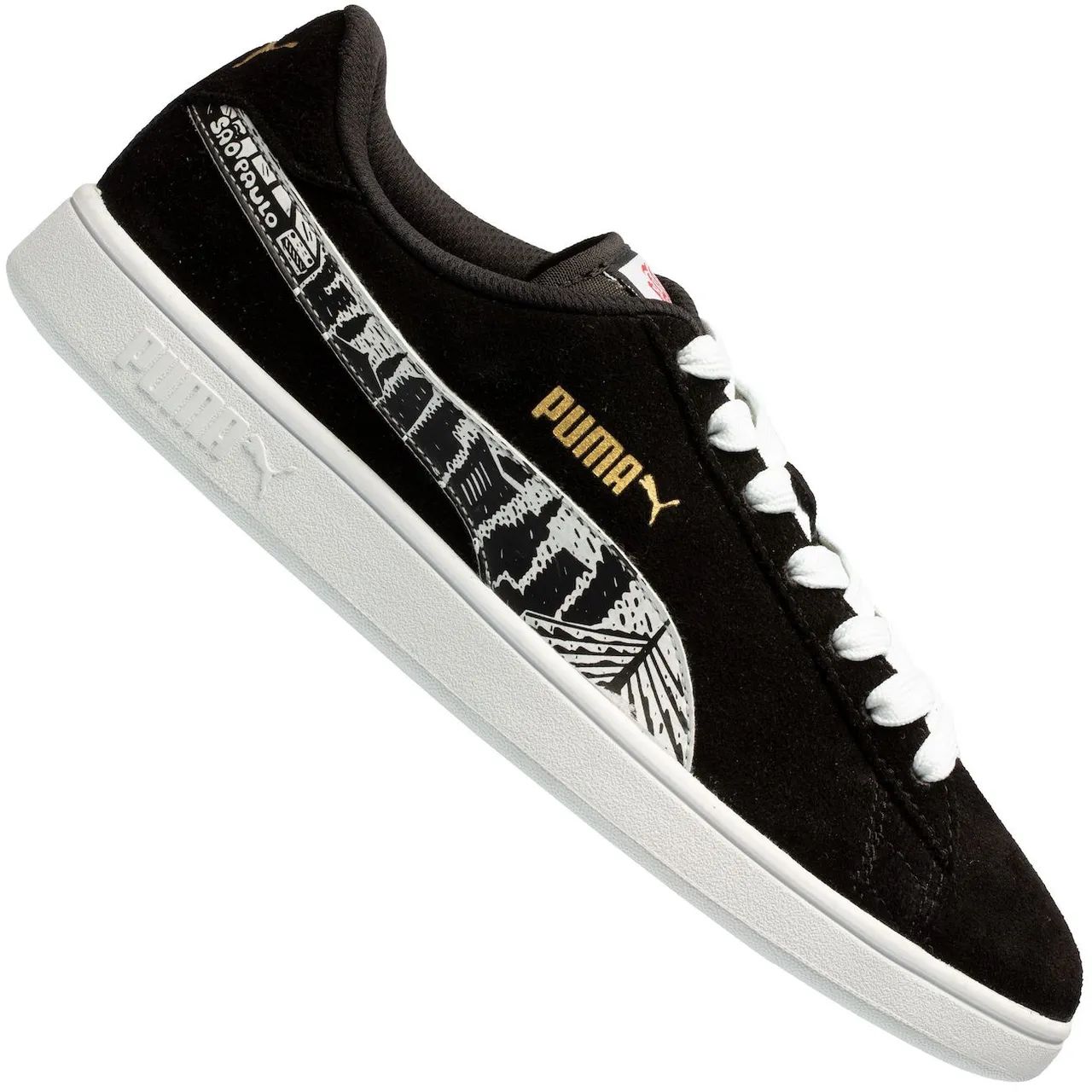 Conjunto Tenis Puma V2 SP BDP e meia Puma SP  - Foto 5