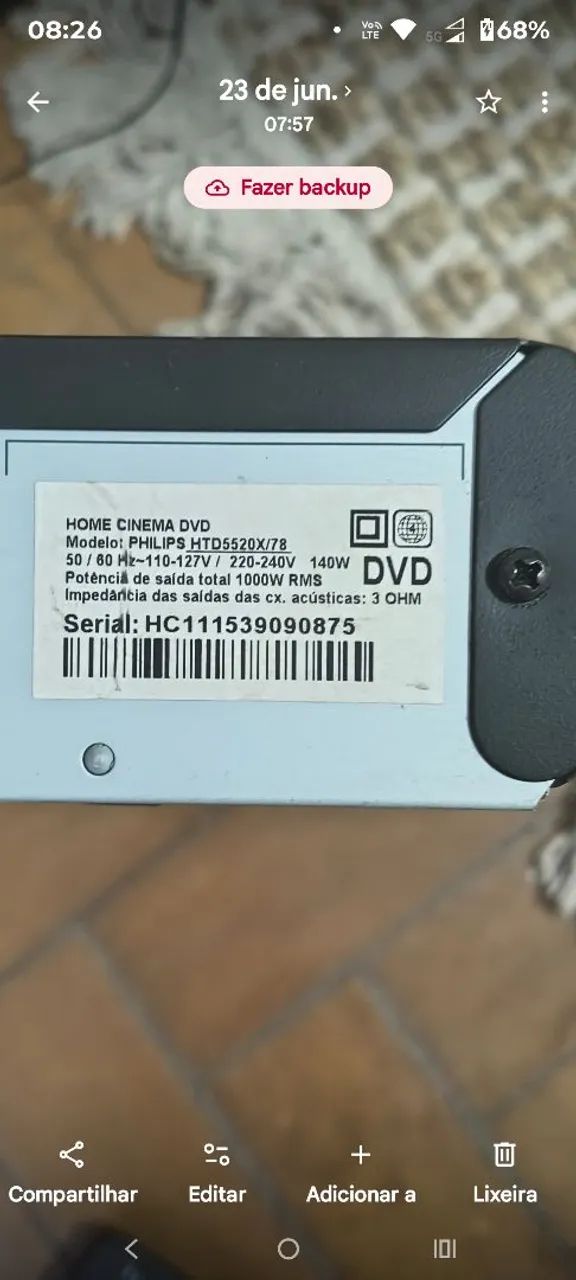 Home theater Philips dvd e bluetooth  - Foto 4